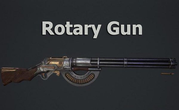 Rotary gun + Four barrel rifle